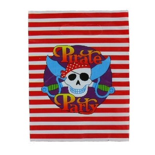 10 Bolsas de Cumpleaños - Pirate Party (Lote de 6 packs)