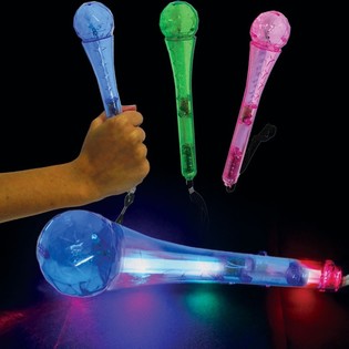 Micrófono de Juguete Luminoso con LED (12 uds.)