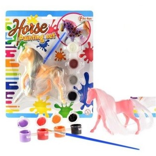 Set Creativo - Pinta tu Propio Caballo de Ensueño (4 uds.)