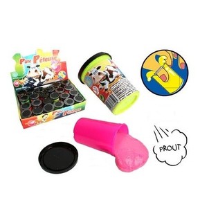 SLIME PUTTY APESTOSO COLORES NEÓN EN EXPOSITOR, 70g (24 uds)