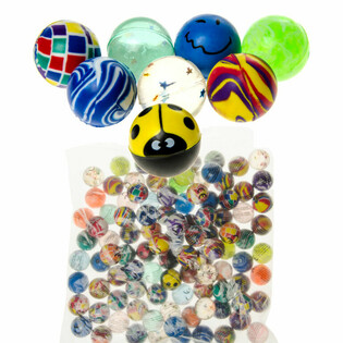 MIX PELOTAS SALTARINAS Ø 2,7 cm (100 uds.)