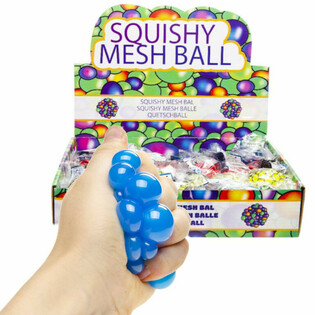 PELOTA SQUISHY - Diámetro: 5 cm - MIX COLORES LLAMATIVOS EN EXPOSITOR (24 uds.)