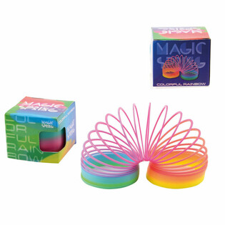MUELLE MÁGICO RAINBOW MAGIX / SLINKY EN CAJA Ø7,5 CM (12 uds.)