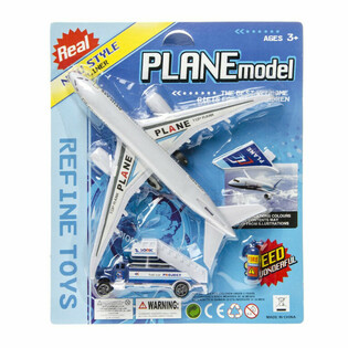 Set de juego Avión de aeropuerto en cartón