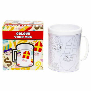Sinterklaas / San Nicolás Taza para Colorear (2 uds.)