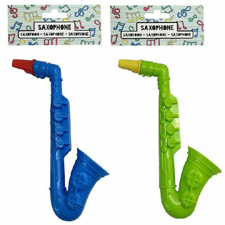 SAXOFÓN - 16 CM DE ALTO - COLORES MIXTOS (12 uds.)