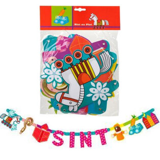 Guirnalda Sinterklaas y Piet - Longitud 1,5 m (12 uds.)