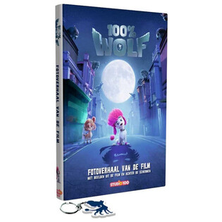 STUDIO 100 - LIBRO 100% LOBO - TAPA DURA CON LLAVERO GRATIS (20 uds.)